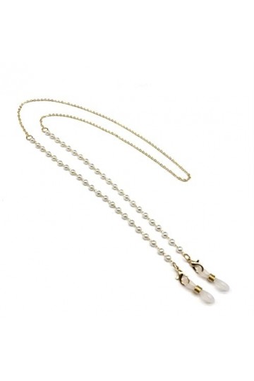 KEMUDO Chaînes de lunettes de sangle for femmes Chaîne de cou de perles Cordon de lunettes de mode anti-perdu