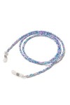 EVSER Chaînes de Lunettes Sangle de Lunettes for Femmes Chaîne de Cou perlée Ombre Cordon de Lunettes élégant Color : Bleu, 