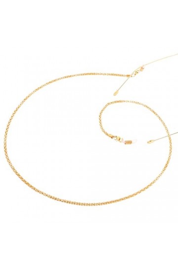 KEMUDO Longe lunettes chaînes for femmes métal Simple autour du cou sangle élégant lunettes retenue lunettes cordon