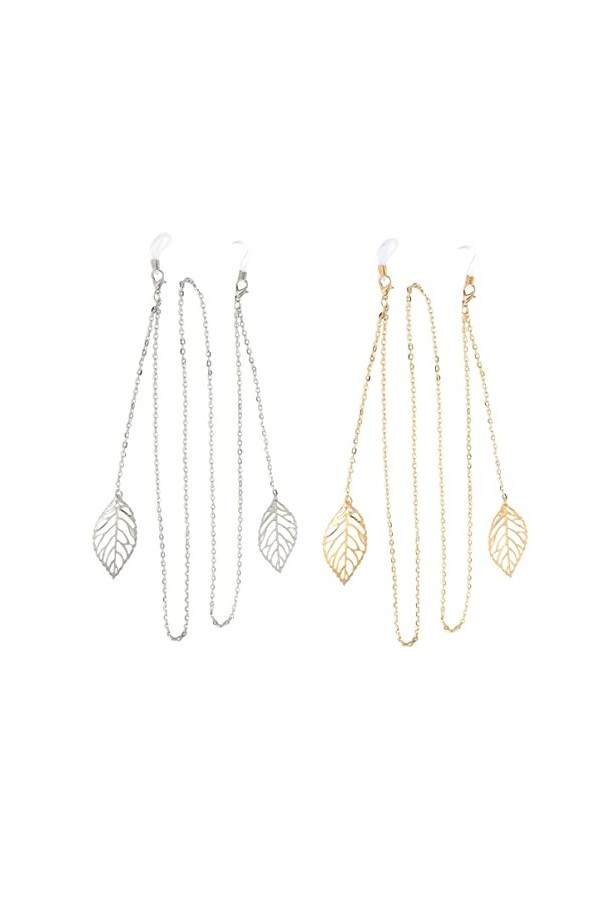 USHOBE 2 Pièces Chapeaux Femmes Chaînes De Lunettes Pour Femmes Élégantes Bouche Couverture Titulaire La Chapeaux Pour Les Fe