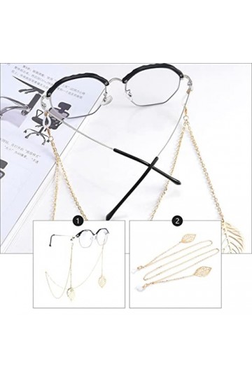 USHOBE 2 Pièces Chapeaux Femmes Chaînes De Lunettes Pour Femmes Élégantes Bouche Couverture Titulaire La Chapeaux Pour Les Fe