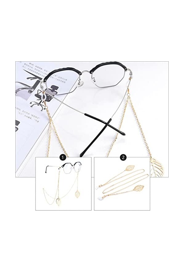 USHOBE 2 Pièces Chapeaux Femmes Chaînes De Lunettes Pour Femmes Élégantes Bouche Couverture Titulaire La Chapeaux Pour Les Fe