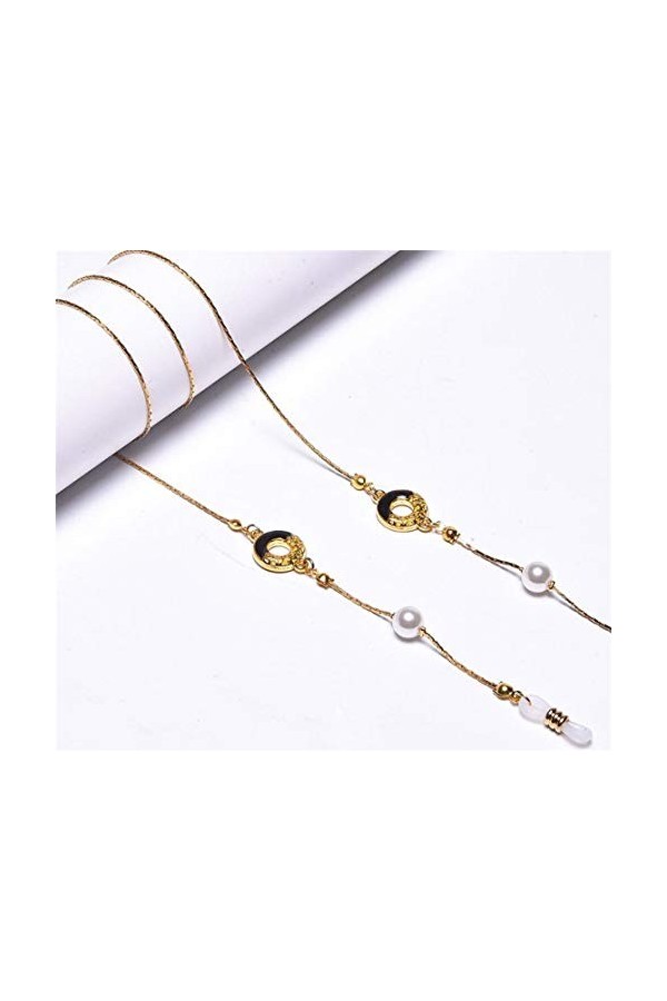 Chaînes de lunettes lunettes de soleil lunettes de lecture, lunettes de cou sangle cordons de chaîne de support de cordons de