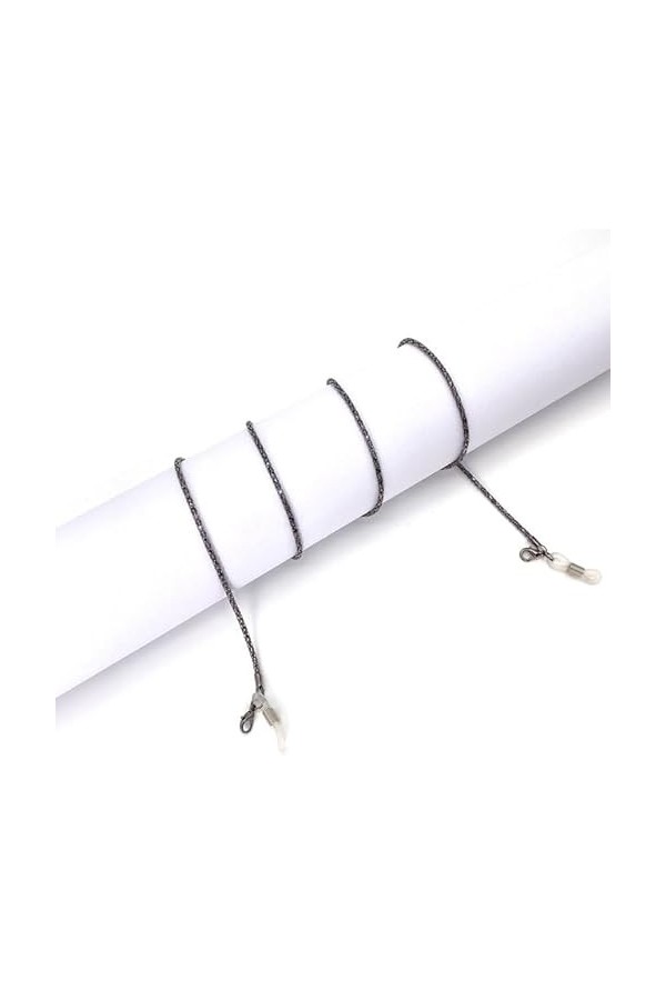 Anti-dérapant Lunettes Lanière Sangle en Métal Réglable Masque Visage Chaîne Cordon Anti-Perte Cou Sangle Cordes Titulaire