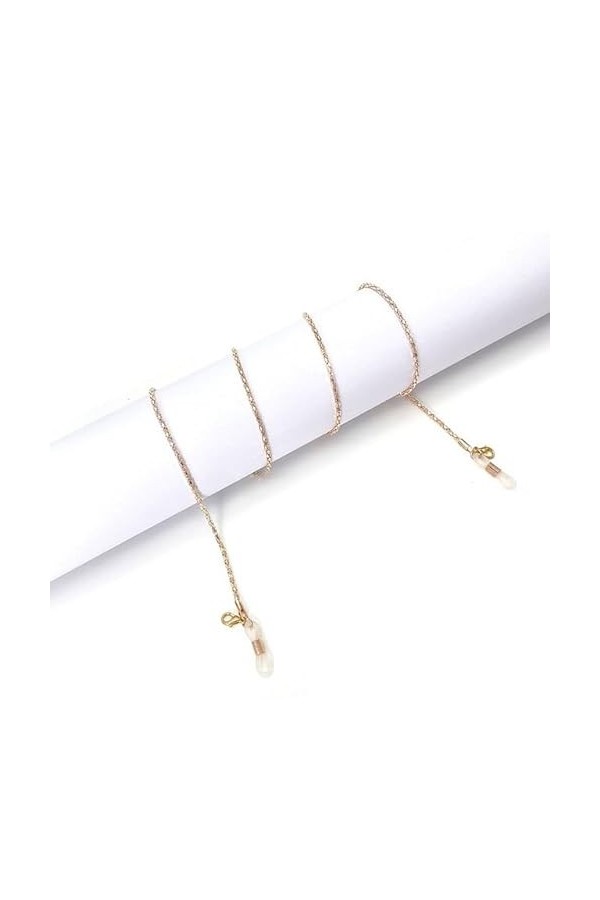 Anti-dérapant Lunettes Lanière Sangle en Métal Réglable Masque Visage Chaîne Cordon Anti-Perte Cou Sangle Cordes Titulaire