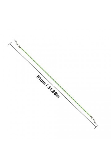 Zeayebsr Cordon Lunettes 8 Pièces, coloré Chaîne Lunettes de Soleil, Universel Lunettes Sangle,Couverture de Visage Lanière,S