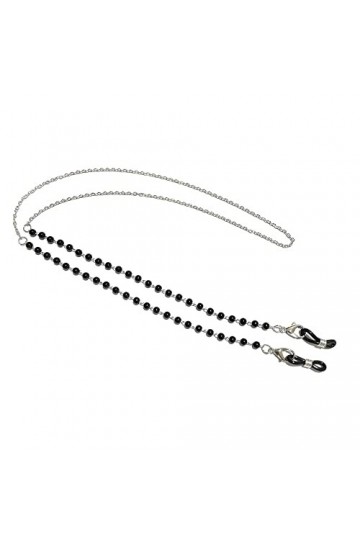 OMNIOF Sangle Chaînes De Lunettes for Femmes Simple Perle Antidérapant Collier en Métal Mode Lunettes Cordon Convient pour Le