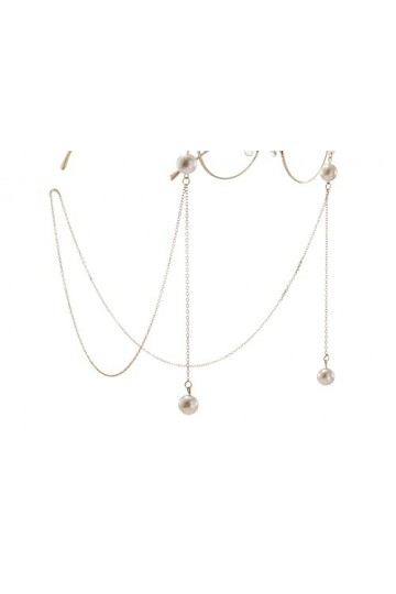 KEMUDO Longe de Lunettes chaînes de Lunettes for Femmes Pendentif Perle Autour de la Sangle de Cou élégant Cordon de Lunettes