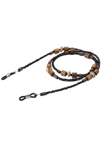 ZENYS Chaînes de Lunettes de Sangle for Femmes en Bois des Lunettes de Lunettes de Mode de Mode de Mode de Mode de Cordon de 