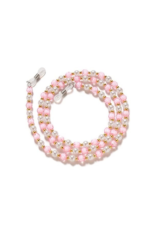 OMNIOF Lunettes Sangle Lunettes chaînes for Femmes coloré perlé Masque Longe élégant Lunettes Cordon Convient pour Les Lunett