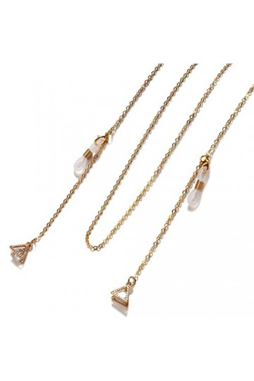 OMNIOF Chaînes de Lunettes de Lunettes for Femmes Pendentif en métal Lunettes de retenue Cordon de Lunettes de Mode Convient 