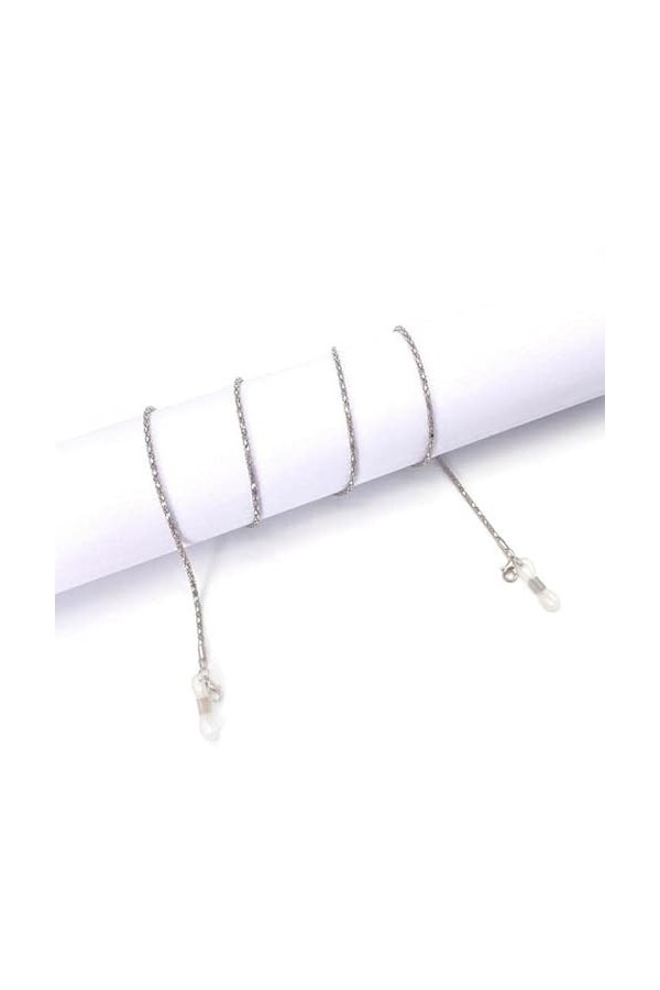 YOGAYE Rétro perle lunettes chaîne cristal masque suspendu Anti-perte corde femmes hommes perlé métal décontracté lunettes de