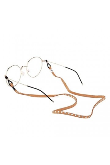 KEMUDO Sangle Chaînes De Lunettes for Femmes Simple Anti-Skid Eyewear Retainer Élégant Lunettes Cordon Color : Le noir, Size