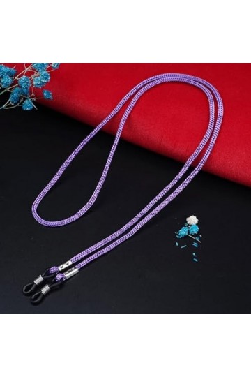 SOREZE 70m Unisexe Lunettes de Soleil lanière Sangle Collier métal Lunettes Lunettes chaîne Cordon Lunettes de Lecture réglab