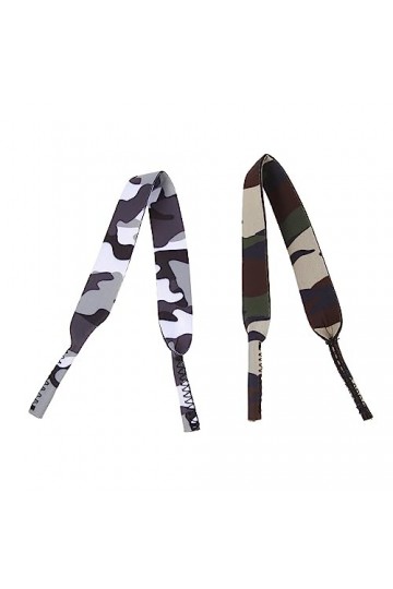 OSALADI 2 Pièces Camouflage Lunettes Corde Lunettes DExtérieur Cordon Réglable Accessoires Ornés Sangle De Lunettes De Solei