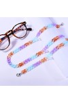 Couleur Acrylique Lunettes De Soleil Lunettes Chaîne pour Femmes Sangle Accrocher Spectacle Cordon Titulaire Lanières Été