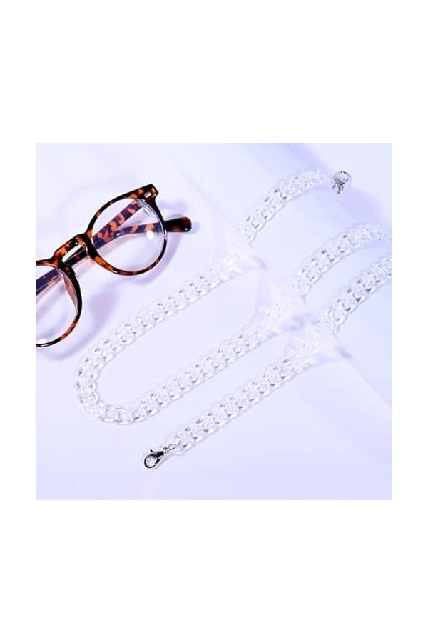 Couleur Acrylique Lunettes De Soleil Lunettes Chaîne pour Femmes Sangle Accrocher Spectacle Cordon Titulaire Lanières Été