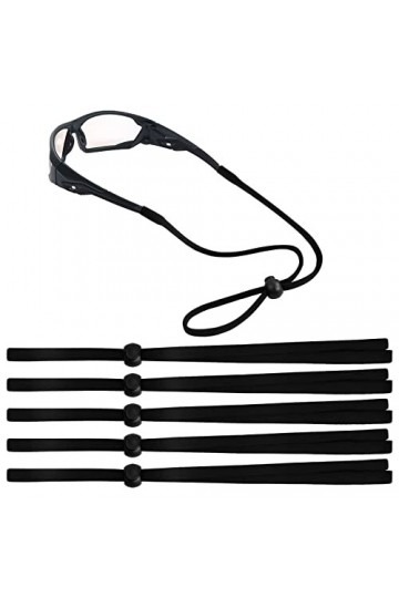 Pinsheng 5 Pièces Cordons Lunettes, Cordon Lunette Femme Cordons de Lunettes de Sport Corde de Lunette Réglable, Chaine Lunet