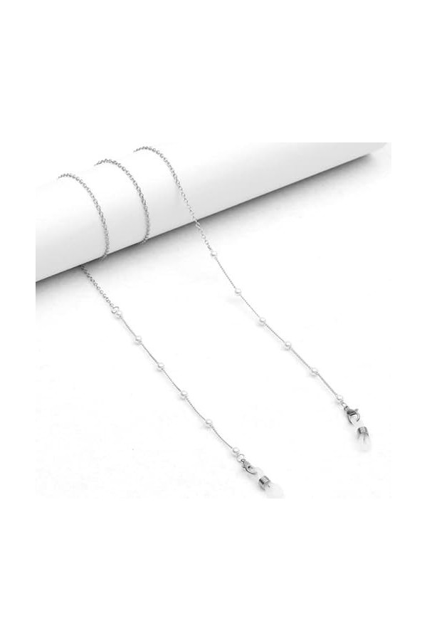 YOGAYE Perle Masque Chaînes Lunettes Chaîne Pour Femmes Rétro Métal Lunettes De Soleil Longes Lunettes Cordon Titulaire Cou S