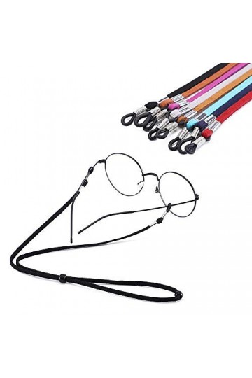 Chaîne de Lunettes Cordons de Lunettes Cordon de Lunette de Protection Réglable Cordon de Lunettes 8 PCS