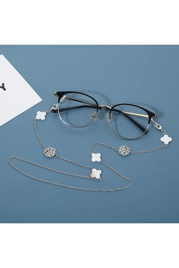 SOREZE Chaîne de Lunettes pour Femmes chaîne de Coquille de Fleur pour Lunettes Masque chaîne Longe Lunettes de Soleil Access