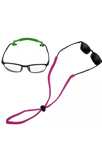 FineGood 12 Pièces Sangle de Lunettes, Cordon de Lunettes Réglable Antidérapant Enfants Lunettes Lanière Sangle de Cou pour L