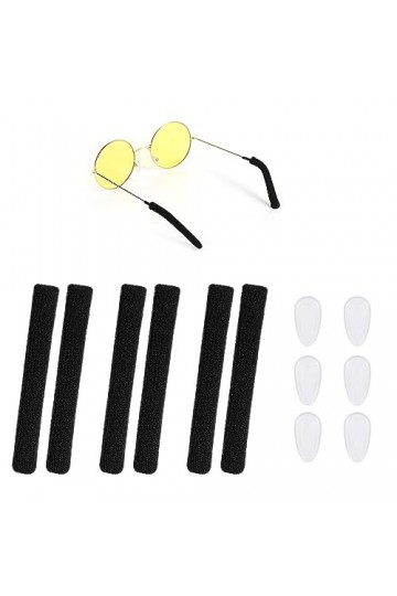 TOYMIS 3 Paires Coussin Lunettes Oreille, Poignée dOreille pour Lunettes Anti-Dérapant Confortable Retenue de Manchon pour E