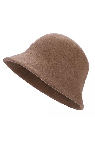 ITODA Bonnet Hiver en Laines Chapeau Chaud Chapeau de Pêcheur Bonnet Melon Casquette de Bassin Petit Visière Coupe-Vent Prote