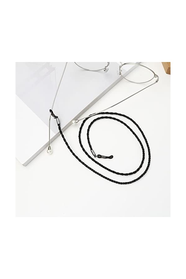 ZORZA Chaînes de Lunettes de Longe for Femmes Simples tressées Cordon de Cou torsadé chaînes de Porte-Lunettes élégantes
