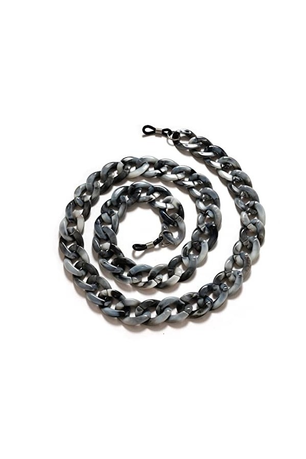 OMNIOF Sangle de Lunettes Lunettes lanière for Femmes coloré Acrylique Cou chaîne Anti-Perte Mode Lunettes Cordon Convient po