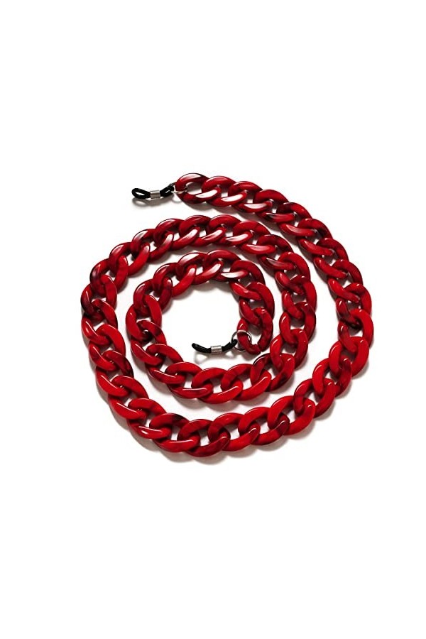 OMNIOF Sangle de Lunettes Lunettes lanière for Femmes coloré Acrylique Cou chaîne Anti-Perte Mode Lunettes Cordon Convient po