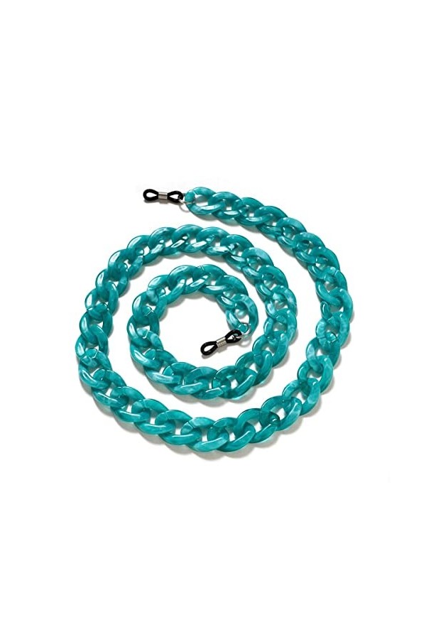 OMNIOF Sangle de Lunettes Lunettes lanière for Femmes coloré Acrylique Cou chaîne Anti-Perte Mode Lunettes Cordon Convient po