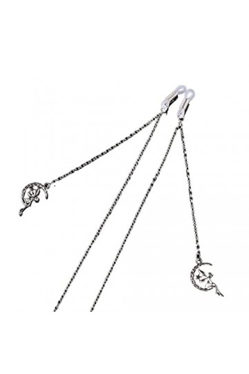 ZORZA Sangle de Lunettes chaînes de Lunettes for Femmes Pendentif en métal chaîne de Cou Anti-Perte élégant Cordon de Lunette
