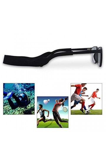 Sangle de Sport pour Lunettes, 5 pièces Lunettes de Sport lanière de Support de chaîne de Cordon de retenue de Sangle de Cou 