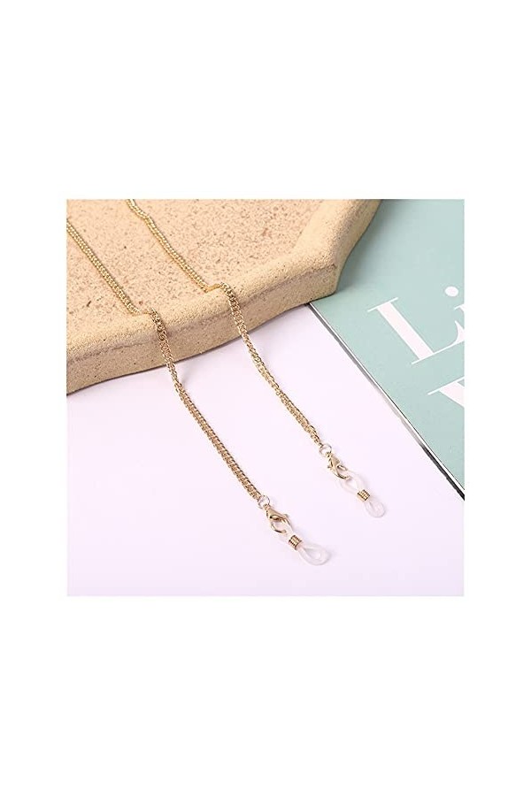 GBPOY Chaîne de Lunettes Lunettes de Mode chaînes Femmes Lunettes de Soleil Lunettes de Soleil Lunettes de Cordon de Cordon c