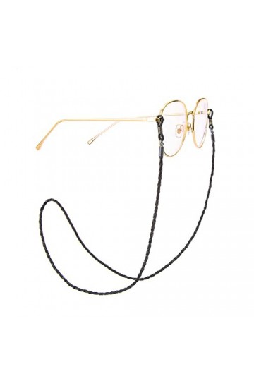 OMNIOF Chaînes de Lunettes de Sangle for Femmes Cordon de Cou torsadé tressé Simple Sangles de Lunettes de Soleil élégantes C