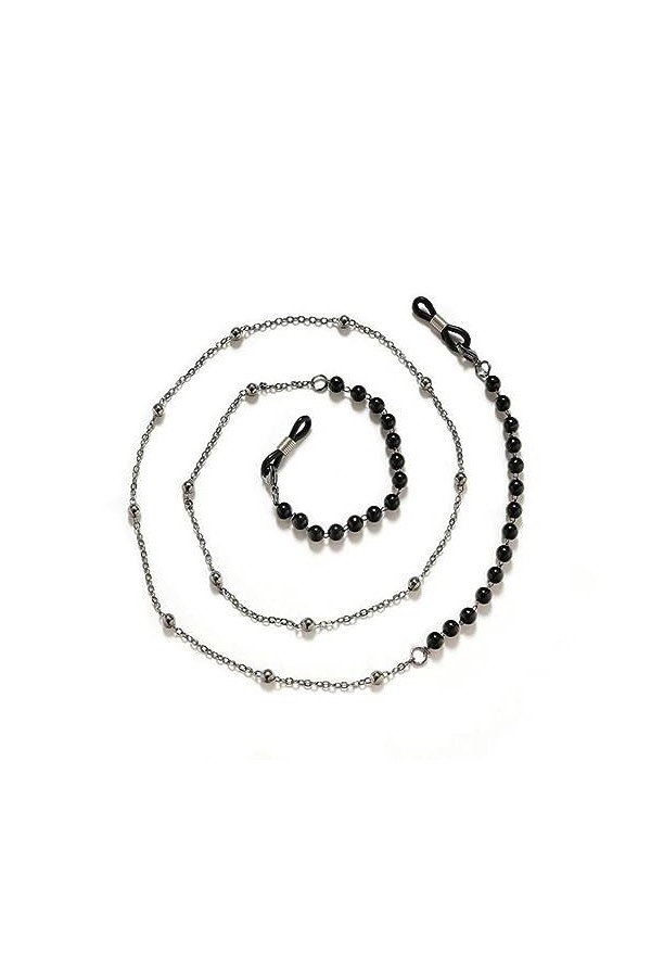 QQLADY Lunettes de soleil lanière collier pour femmes perles lunettes chaînes lunettes cordon bijoux cadeau lunettes accessoi