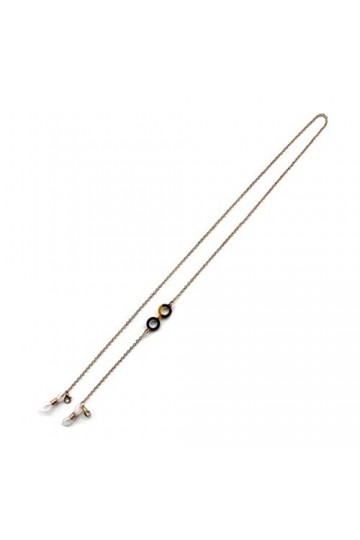 SEOLQX 65cm Lunettes de Soleil chaîne Corde Suspendue chaîne en cuivre Femmes Anti-dérapant Lecture Lunettes Clip Anti-Perte 