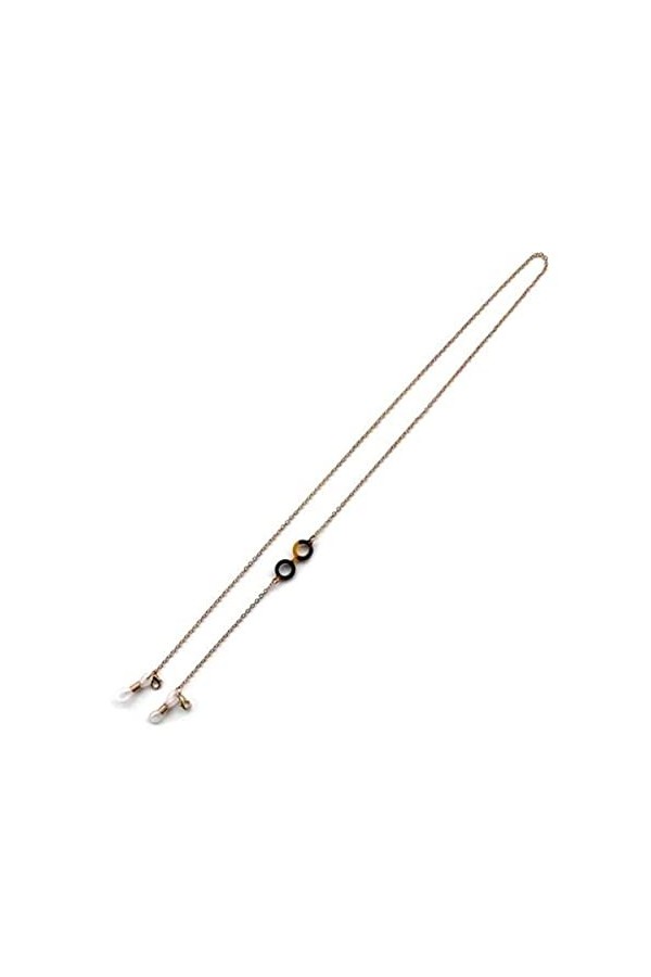 SEOLQX 65cm Lunettes de Soleil chaîne Corde Suspendue chaîne en cuivre Femmes Anti-dérapant Lecture Lunettes Clip Anti-Perte 