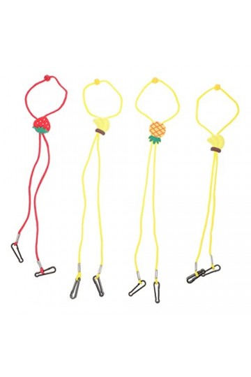 STOBOK 4Pcs Lanière Porte-Lunettes De Soleil Feuille Pour Lanière Lunettes Sangle Autour Du Cou Porte-Lunettes Chaîne De Lune