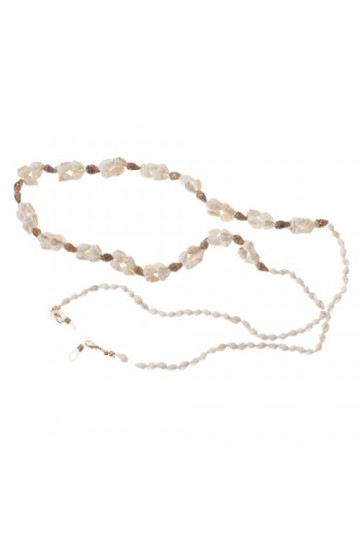 DOITOOL Lunettes En Or Lunettes Élégantes Lunettes De Mode Lunettes À La Mode Coquille Chaîne De Lunettes Cordon De Lunettes 