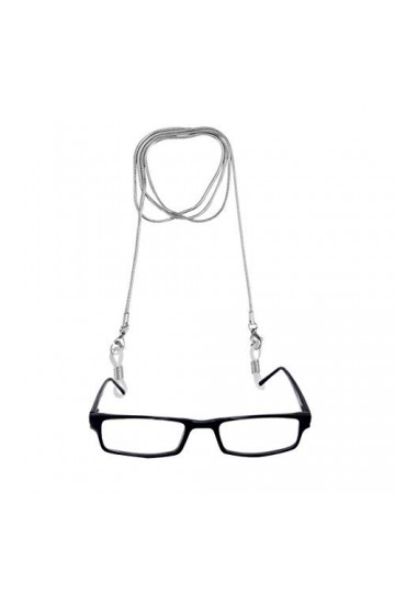 Toyvian Porte-chaînes De Lunettes Chaîne De Lunettes En Argent Pour Femme Porte-lunettes En Acier Inoxydable Lunettes De Sole