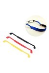 Garneck 3 Pièces Silicone Lunettes Sangles Lunettes Cordon Lunettes De Soleil Chaîne Antidérapant Lunettes Corde Lunettes De 