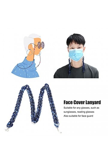 Longe Réglable pour Lunettes, Chaîne de Lunettes pour Femmes Simples et élégantes, Matériau Sûr et Non Toxique, Accessoire de