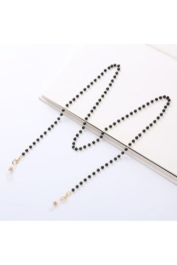 SOREZE Chaîne de Lunettes pour Femmes Perle perlée Cristal Lunettes de Soleil lanière Titulaire Cou Cordon Lunettes Bijoux Ca