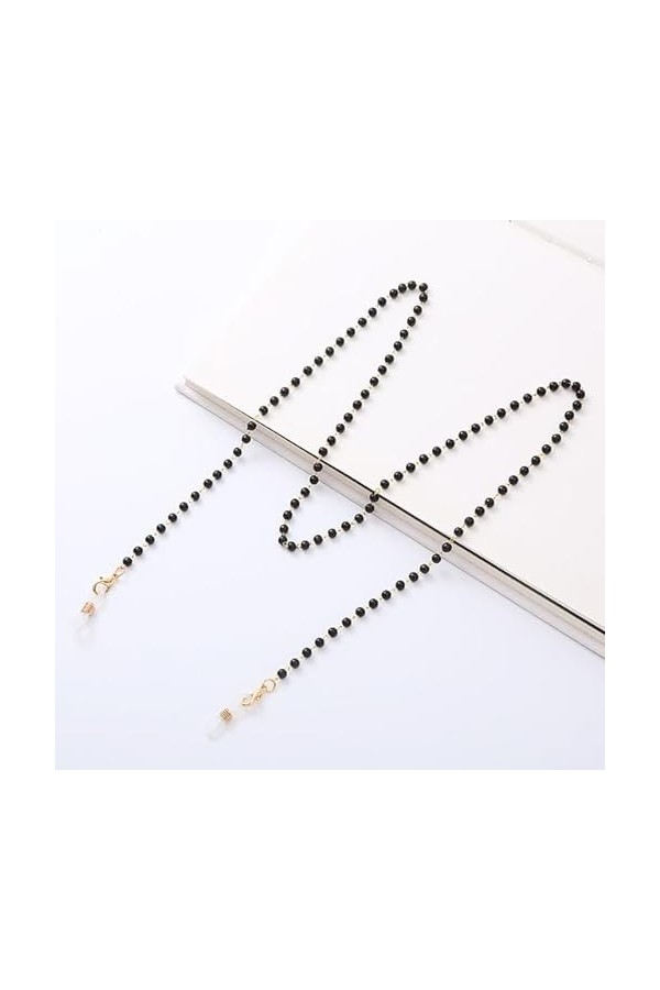 SOREZE Chaîne de Lunettes pour Femmes Perle perlée Cristal Lunettes de Soleil lanière Titulaire Cou Cordon Lunettes Bijoux Ca