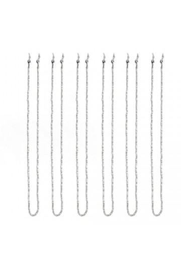Lot de 6 Chaînes de Lunettes, Porte-sangle de Lunettes de Soleil Perlées, Cordon de Lunettes Multifonction, Chaîne élégante d