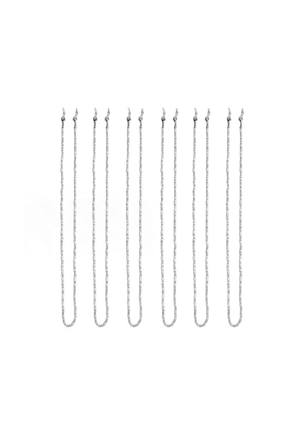 Lot de 6 Chaînes de Lunettes, Porte-sangle de Lunettes de Soleil Perlées, Cordon de Lunettes Multifonction, Chaîne élégante d