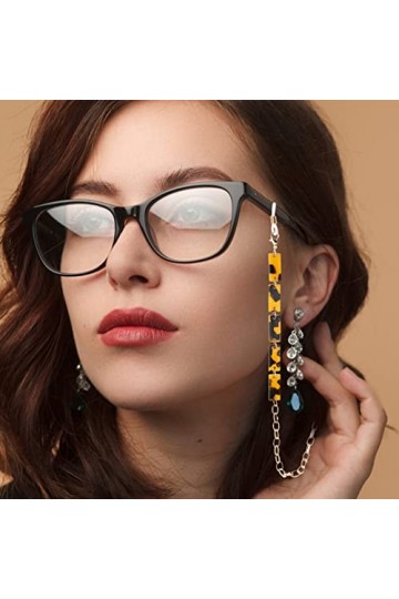 BESPORTBLE Chaîne De Lunettes Bracelet En Verre Antidérapant Cordon Porte-lunettes Sangle Anti-perte Pour Écouteurs Extension