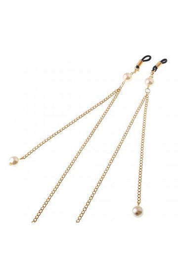 KEMUDO Sangle de Lunettes Lunettes lanière for Femmes Vintage Perle Pendentif Masque chaînes élégant Oeil chaîne Porte-chaîne